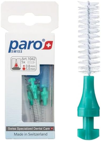 Paro Swiss Isola F, Medium, Green, Cylindrical, Ø 5 Mm, 5 Pcs.