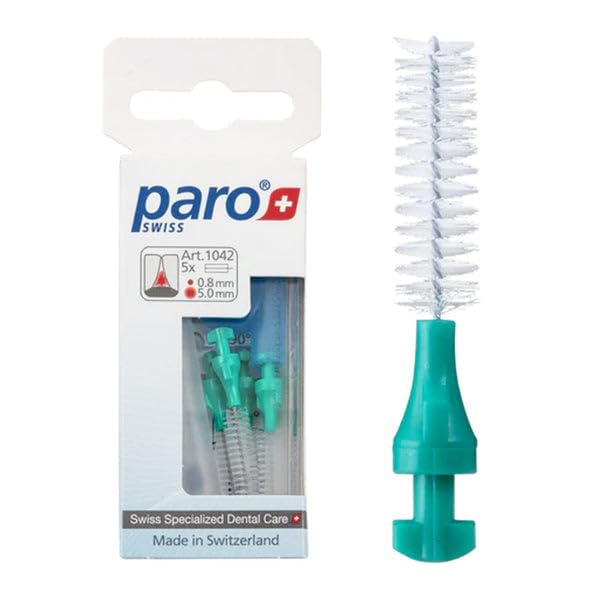 Paro Swiss Isola F, Medium, Green, Cylindrical, Ø 5 Mm, 5 Pcs.
