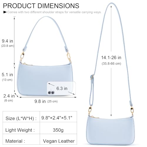 Image of Shoulder Bag for Women Retro Hobo Handbags Cross Body Purses