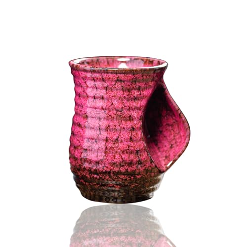 Taza cerámica gran capacidad 500ml color rojo miniatura 1