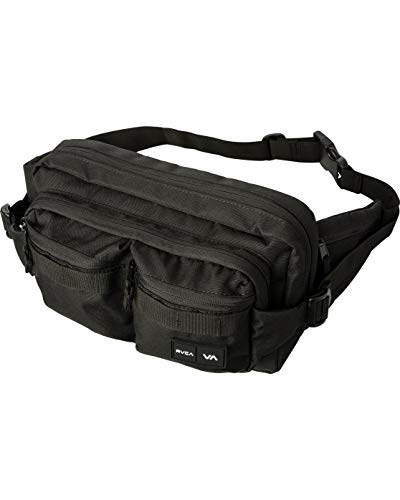 Sac banane RVCA Deluxe homme noir grand compartiment ceinture réglable