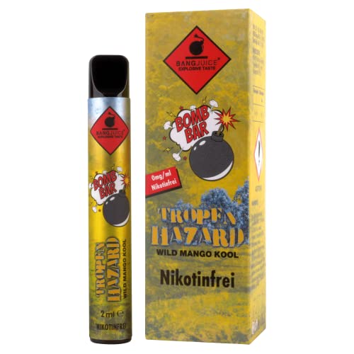 Bang Juice Bomb Bar, Tropenhazard Wild Mango Kool, Einweg E-Zigarette, ohne Nikotin Cover