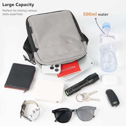 Shoulder Bag Water Repellent Messenger Bag Crossbody Bags for Trendy with Adjustable Shoulder Strap for Adult2