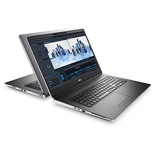 Dell Precision 7760 Workstation Laptop | 17.3" 3840x2160 4k | Core i9-11950H - 256GB SSD Hard Drive - 64GB RAM - Nvidia RTX A4000 | 8 cores @ 5 GHz - 8GB GDDR6 Win 11 Pro Silver (Renewed)