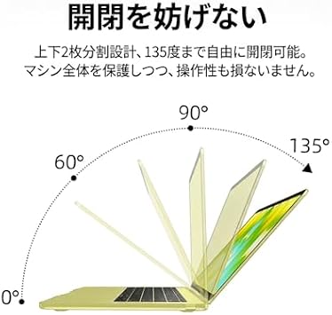 MacBook Neo 13 inch 2026 Keyboard Cover Japanese JIS Layout Matte Black + Case Clear Matte Texture New Ultra Thin Cover