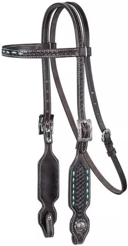 Horse Headstall Leather Full Cob Pony ST-LB-102D