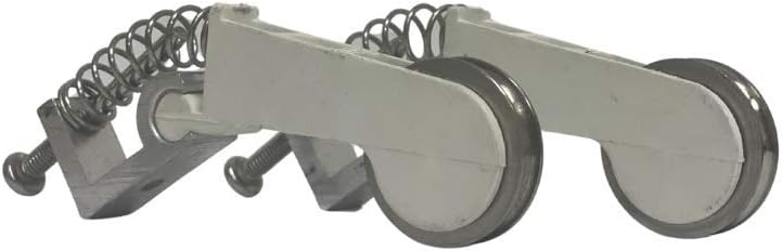 Alcan Premium Yale Ogron Roller for Sliding Screen Door,Stainless Steel Bearing Wheels Pack of 2,0.438 inch L x 0.938 inch H