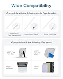 MOFT Uchwyt na długopis kompatybilny z Apple Pencil Pro / 2. generacji / złączem USB-C. Kompatybilny z Apple Smart Folio, MOFT Dynamic i Float Folio, biały