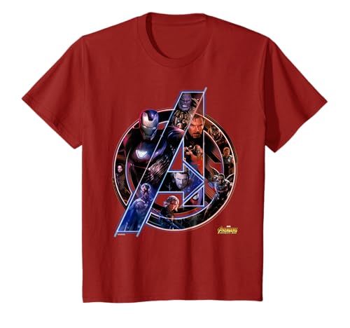 Marvel Avengers Infinity War Neon Team Camiseta