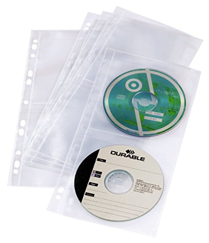 Durable 5282-19 CD-/DVD-hoesje Cover Light S, voor 4 cd's, PP, doorzichtig