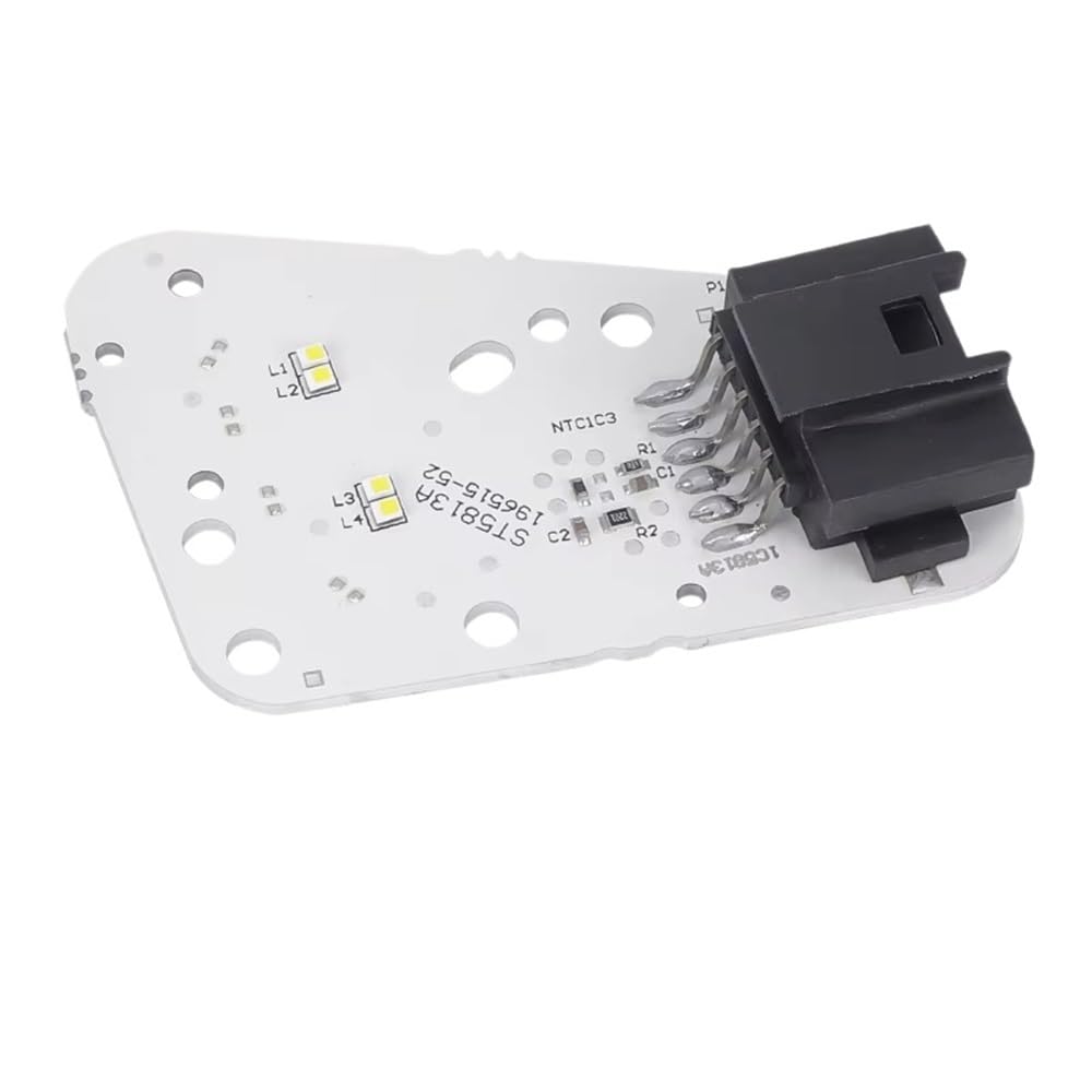Jiiyp 1Pc Right Lighting Driver White Drl Board For Kadjar 2015 2016 2017 2018 Led Headlight Daytime Running Light 19623502(1Pc Right)