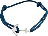  Armband - Armband mit Ankeranhänger (versilbert)