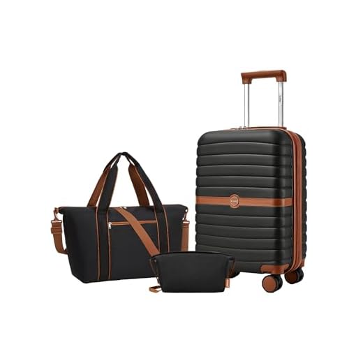 Kono 3-Piece Expandable Luggage Set