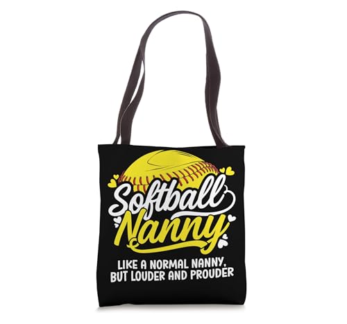 Softball Nanny Definition Nanny Of A Softball Player Tote Bag