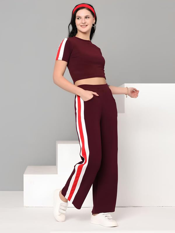Image of DTR FASHION Women's Active Wear Stretchable Tracksuit | Yoga Wear Suit Set | Casual Wear Tracksuit