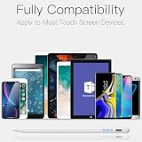 AICase Stylus długopis uniwersalny pojemnościowy ekran dotykowy,końcówka 1.45mm,10 godzin gry i 30 dni czuwania,Akumulator Stylus dla każdego ekranu dotykowego