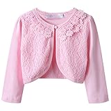 2-lagige florale Rüschen und 1 Zierknopf in Perloptik am Rundhalsausschnitt