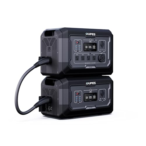 OUPES Mega 2 2500W Portable Power Station & B2 Battery