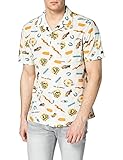 WOVENS Wrangler Resort Shirt Camisa, Beige, M para Hombre