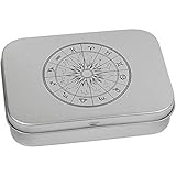 Seguro para la comida 110mm x 80mm \'Rueda del Zodiaco\' Caja de Almacenamiento (TT00139016)