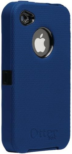 OtterBox Universal Defender Case for iPhone 4 (Zircon Blue Silicone & Black Plastic)