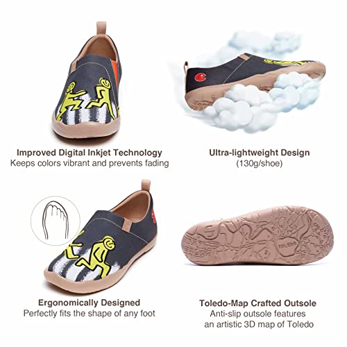 Image of UIN Women's Art Travel Shoes Slip On Casual Cozy Loafers Lightweight Comfort Fashion Sneaker Toledo Ⅰ