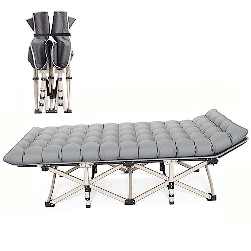 Lit de camping pliable idéal pour randonnée et couchage d'extérieur