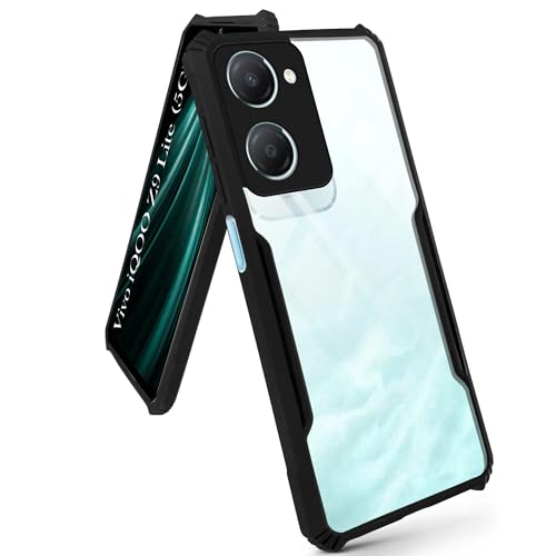 Image of Jkobi Back Cover Case for Vivo iQOO Z9 Lite (Shockproof with Polycarbonate Clear Panel | Professional Black)