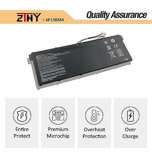 Image of AP19B8M Laptop Battery 55.97Wh Replacement for Acer Swift 3 SF314-59 TravelMate TMP414-51 TMP614-52 Porsche Design Book RS AP714-51GT Chromebook CB514-1W CP514-1H CB515-1W CB317-1H CP713-3W AV15-52