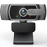 Rauschunterdrückungsmikrofon:Diese 1080P-Webcam ist mit einem zweispurigen Mikrofon ausgestattet, das Ihre Stimme bis zu einer Entfernung von 8 m aufnehmen kann. Dank der Technologie zur Rauschunterdrückung wird Ihre Stimme klar aufgezeichnet und eignet sich perfekt für verschiedene Anlässe wie Online-Konferenzen, Besprechungen oder Chats.