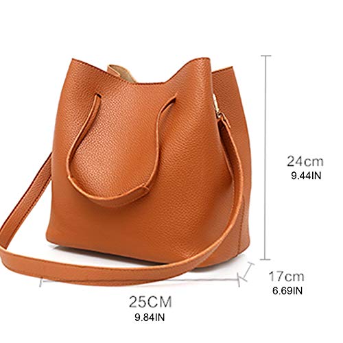 Women's Purses And Handbags Set, 4Pcs PU Leather Shoulder Bag/Top Handle Bag/Satchel Purses, Fashion Tote Bags Set3