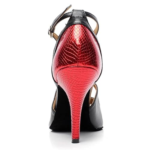 Dancing Shoes for Woman Latin Dance Shoes for Women Tango Salsa Shoes for Girls High Heels 10cm Summer Sandals(Indoor Gold 10cm,36)3