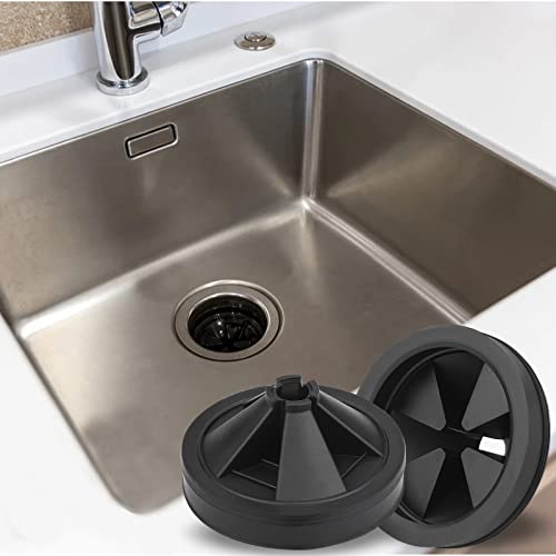Garbage Disposal Splash Guards, 2-Pack 3 1/8" Sink Baffle Food Waste Disposer Drain Splash Guard Collar Quiet Collar Cover Epdm Rubber Drain Plugs Insert Parts For Waste King, Whirlaway, Ge Disposer #TOP6