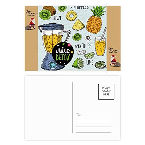 Cartes postales ananas Kiwi lot de 20 pour correspondance et invitation