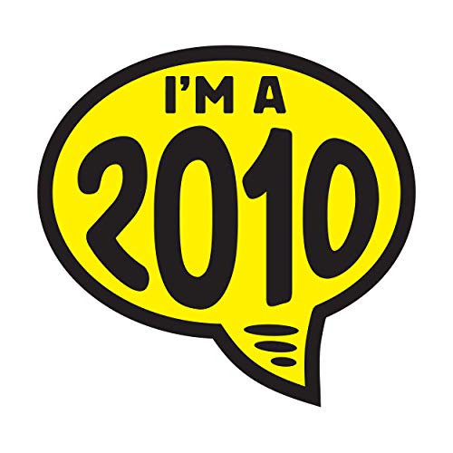 Image of Ez-line Vinyl Year Slogan Bubbles for Car Lots 1 Dozen Windshield Decal Stickers Dealership Numbers (2010)