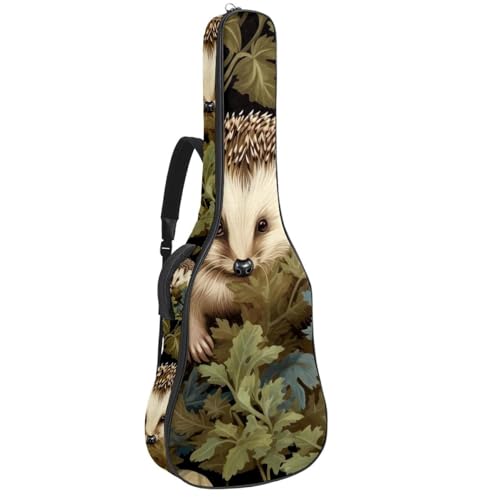 Étui pour guitare acoustique 101-106 cm sac imperméable motif hérisson