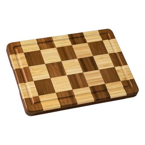 Bamboo Cutting Board with Juice Groove & Handle