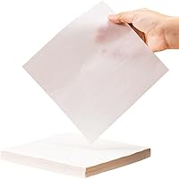 Vista 2 de 100 hojas de papel pergamino precortadas para hornear, papel antiadherente para hornear galletas, para horno, parrilla, freidora de aire, pan al