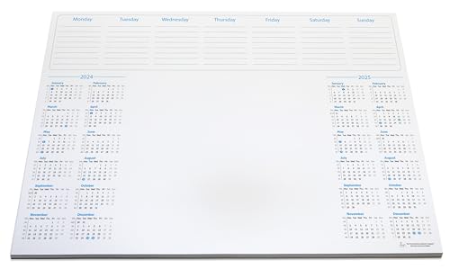 A3 2 year (2024 / 2025) calendar desk pad