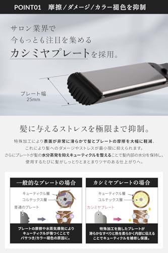 AURA THE ONE ストレートヘアアイロン 24mm