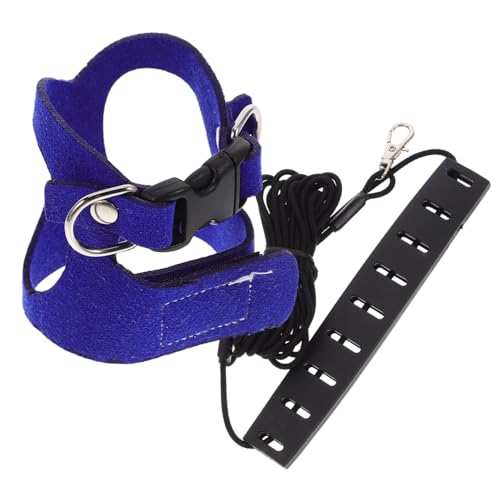 HEMOTON 1Set Pet Harness and Leash Set for Rabbits and Small Animals Escaping Design Comfortable Fit for Outdoor Walks