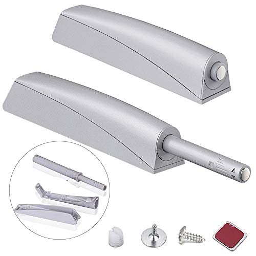 Iman Puerta Armario Presion Magnetica Jiayi 2 Pcs Push Open Metal Pestillo Magnetico Amortiguador Cierre Sujetar Puerta de Madera para Cocina Sujeccion Cajon Cerradore Mueble Cerrojo Iman Cerradura