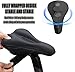 IDGfCFGNH Bike Seat Cushion for Bianchi Via Nirone 7 All-Road, Comfortable Gel & Memory Foam Bicycle Saddle Cover, Breathable Shock-Absorbing Padded Seat for Bike, Mountain & Road Bikes,B