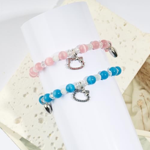 2pcs Magnetic Friendship Couples Bracelets Set, Matching Bracelet for Couple Gifts for Best Friend Valentines Day Gifts Bff Bestie Gf Soulmate4