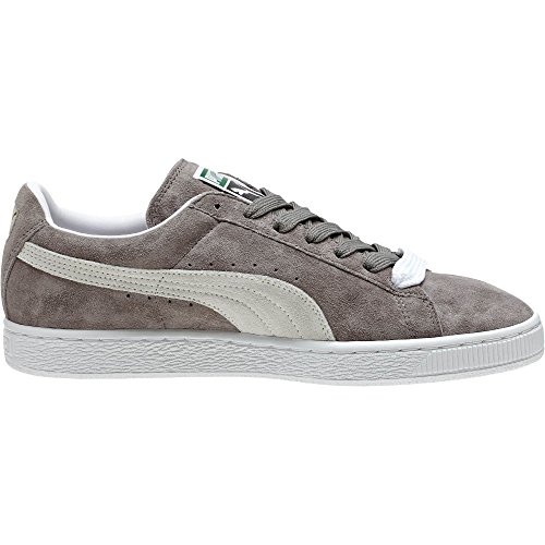 Puma PUMA Unisex Suede-Classic+ Sneaker, Grau Weiß, 37 EU