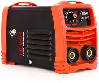 Röhr SMINI-140NI ARC 2 in 1 Welder Inverter Gasless 140 Amp DC Anti-Stick Portable Welding Machine Hot Start MMA IGBT 240V AC - Variety of Accessories Included