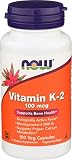 [海外直送品] ナウフーズ　 - ビタミン K2 100 mcg。100ベジタリアン用カプセル
