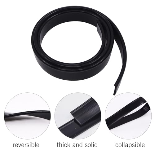 Image of 41 Inch Black Silicone Squeegee Replacement Blade - Refillable Squeegee Head for Windows, Shower Doors, and Glass Cleaning