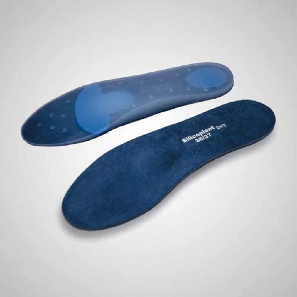 EMO Plantillas con tejidos antisudoración silicona dry total blue talla 42, 42,