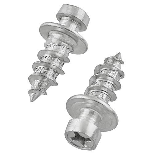 Image of 40PCS Concealed Quick Assembly Cabinet Closet Fastener Double Head Screw Hanger Picture Hanging Nails Small Head Picture Decorative Nail Hook for Drywall, Silver